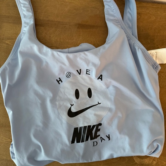 Nike Women's Blue One-Piece Swimsuit size M - Picture 3 of 5